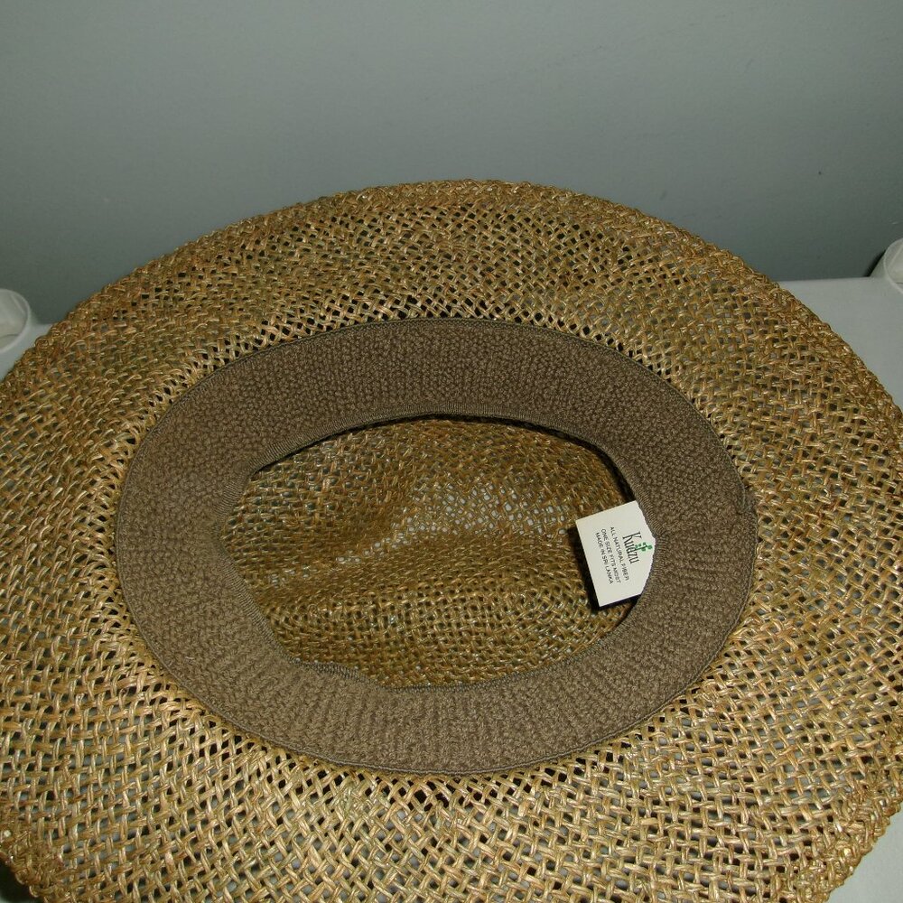 NASCAR Fedora Style Straw Woven Hat "LIKE NEW" - Picture 2 of 4